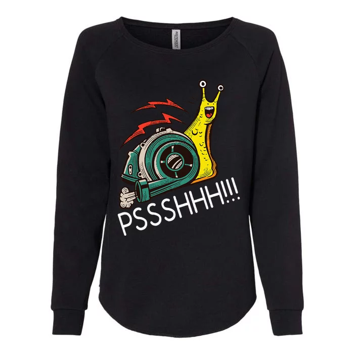 Snail Funny Turbo Boost Racing Pshh Womens California Wash Sweatshirt