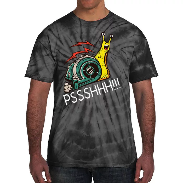 Snail Funny Turbo Boost Racing Pshh Tie-Dye T-Shirt