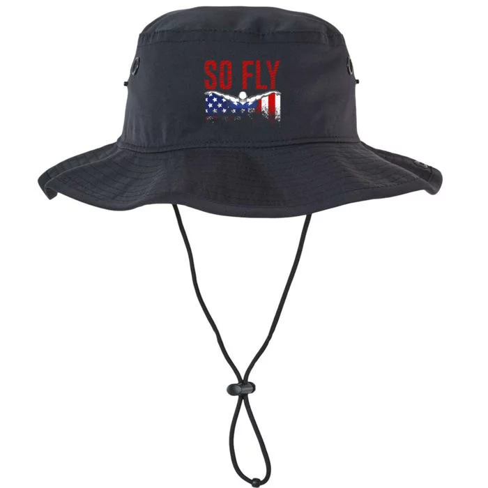 So Fly Usa Swimming Team Sports Athlete Us Swim Aquatic Legacy Cool Fit Booney Bucket Hat