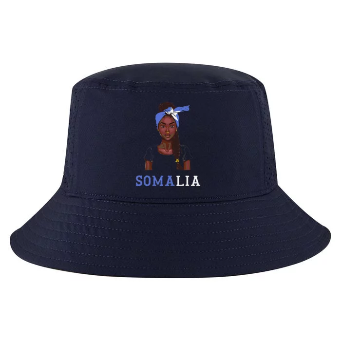 Somalian Flag Uniform Souvenirs Products Woman Somalia Cool Comfort Performance Bucket Hat