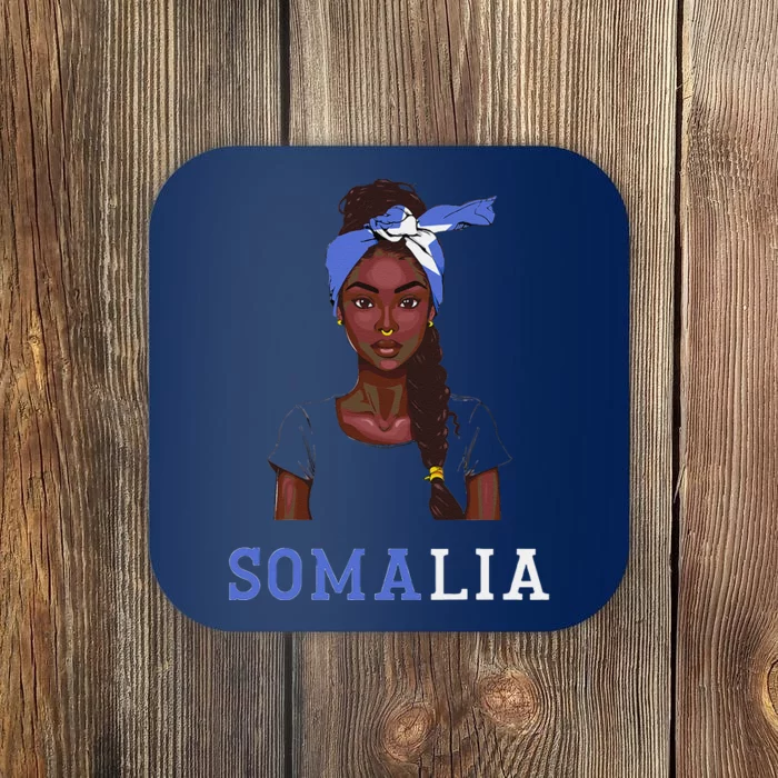 Somalian Flag Uniform Souvenirs Products Woman Somalia Coaster