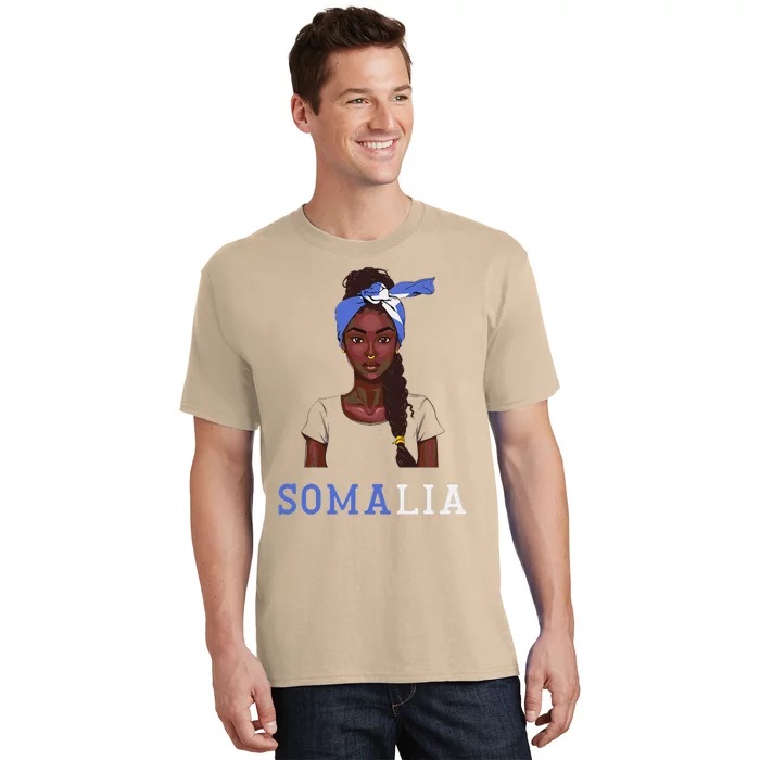 Somalian Flag Uniform Souvenirs Products Woman Somalia T-Shirt