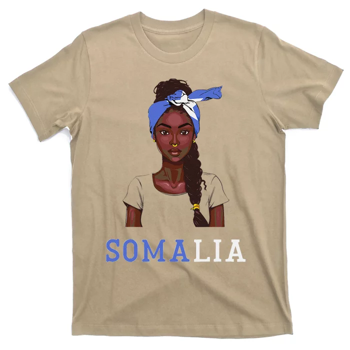 Somalian Flag Uniform Souvenirs Products Woman Somalia T-Shirt