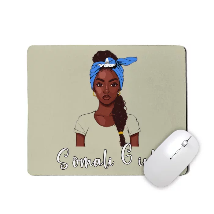 Somalian Flag Uniform Souvenirs Products Woman Somalia Mousepad