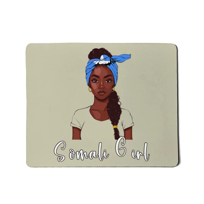 Somalian Flag Uniform Souvenirs Products Woman Somalia Mousepad