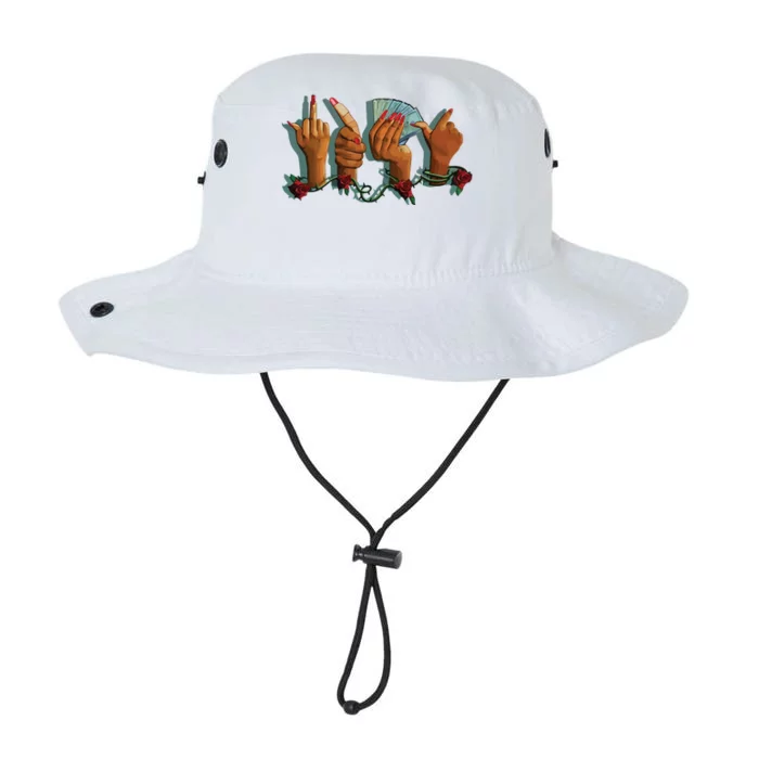 Salmon Fuk U Pay Me Legacy Cool Fit Booney Bucket Hat