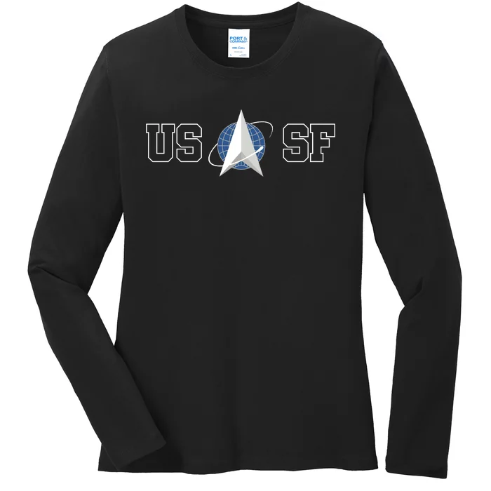 Space Force USSP Ladies Long Sleeve Shirt