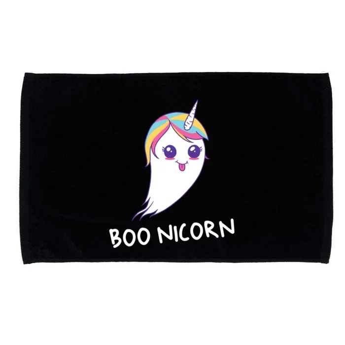 Scary Funny Unicorn Boonicorn Ghost Halloween Costume Gift Microfiber Hand Towel