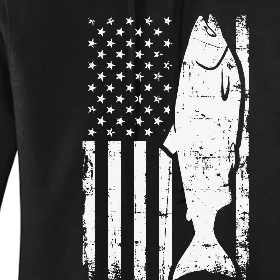 Salmon Fishing USA Women's Pullover Hoodie