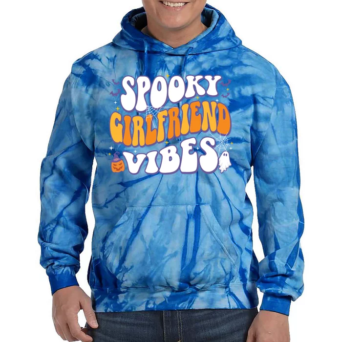 Spooky Friend Vibes Halloween Gift Tie Dye Hoodie