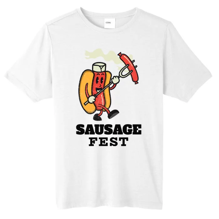 Sausage Fest Vintage Funny ChromaSoft Performance T-Shirt