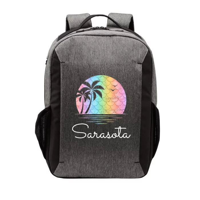 Sarasota Florida Vacation Family Beach Group Vector Backpack