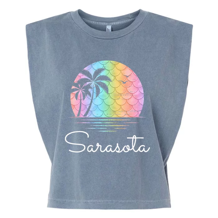 Sarasota Florida Vacation Family Beach Group Garment-Dyed Women's Muscle Tee