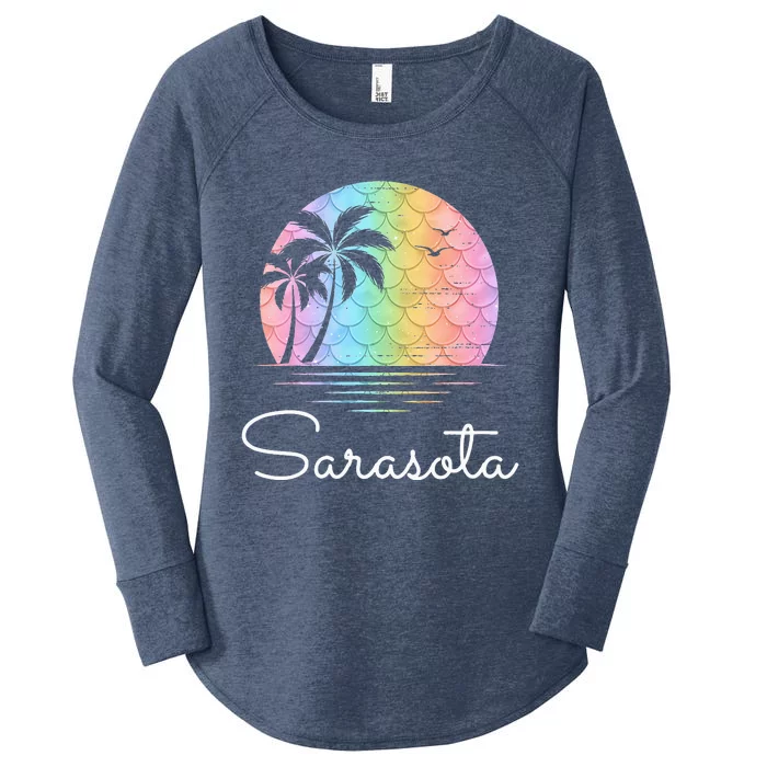 Sarasota Florida Vacation Family Beach Group Women's Perfect Tri Tunic Long Sleeve Shirt