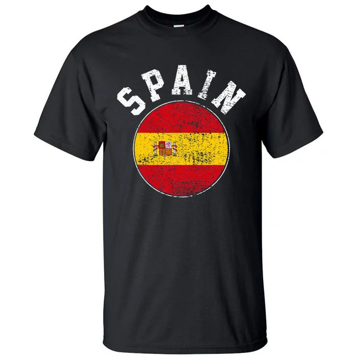 Spain Flag Vintage Tall T-Shirt