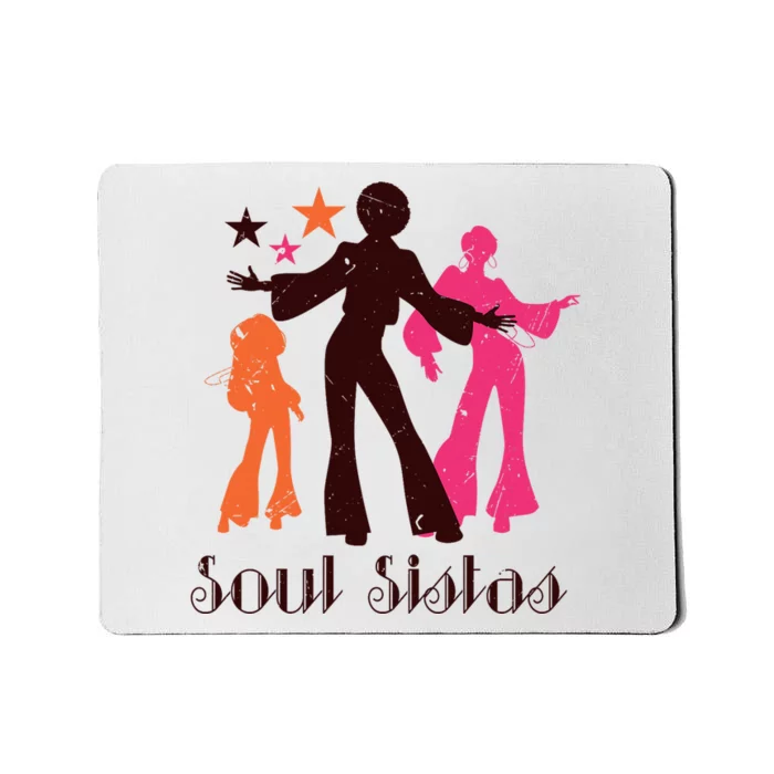 Sisters Funk Vintage 70s Costume Lover Rare Soul Music Mousepad