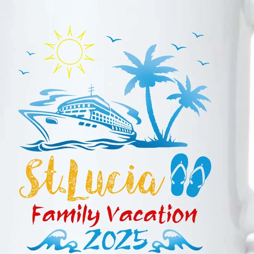 Souvenir Family Vacation Black Color Changing Mug