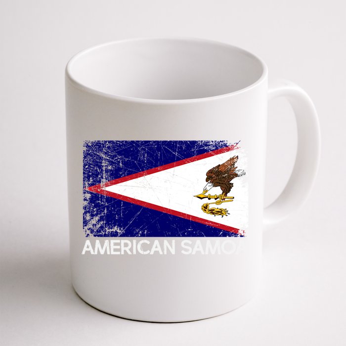 Samoan Flag Vintage Made In American Samoa Gift Front & Back Coffee Mug