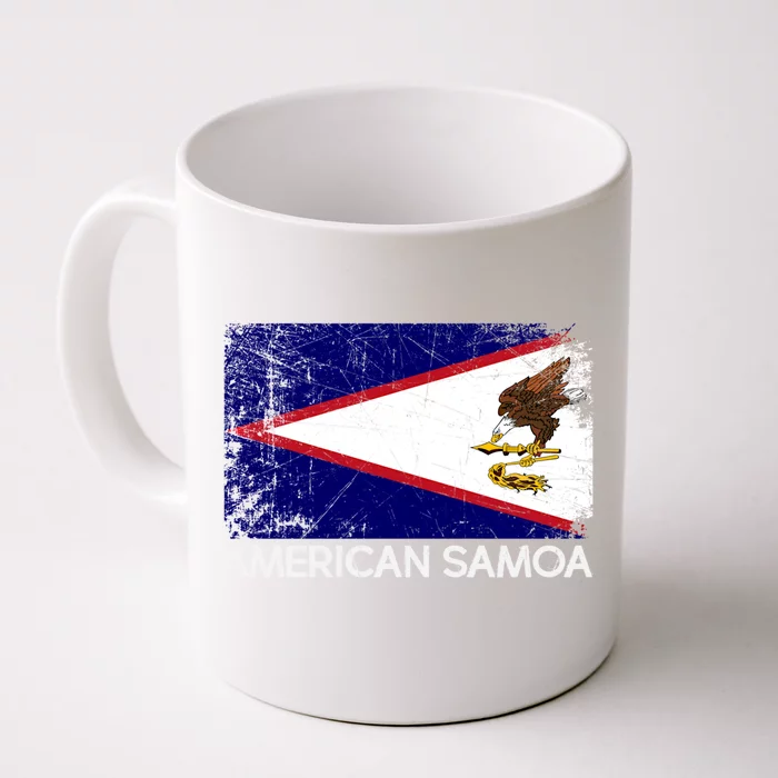 Samoan Flag Vintage Made In American Samoa Gift Front & Back Coffee Mug