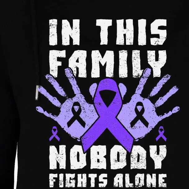 Support For Victims Of Domestic Violence Family Members Womens Funnel Neck Pullover Hood