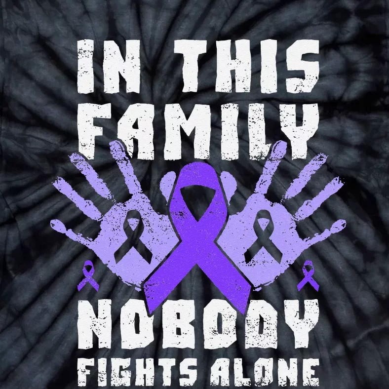 Support For Victims Of Domestic Violence Family Members Tie-Dye T-Shirt