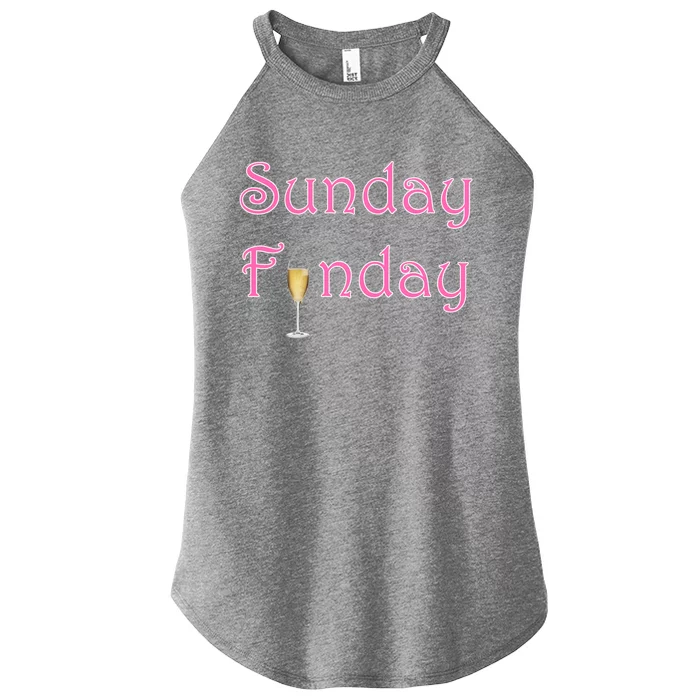 Sunday Funday Wine Champagne Ing Gift Women’s Perfect Tri Rocker Tank