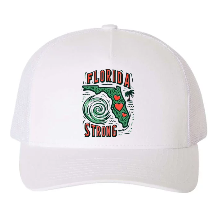 Support Florida Western Pray For Florida Strong Yupoong Adult 5-Panel Trucker Hat