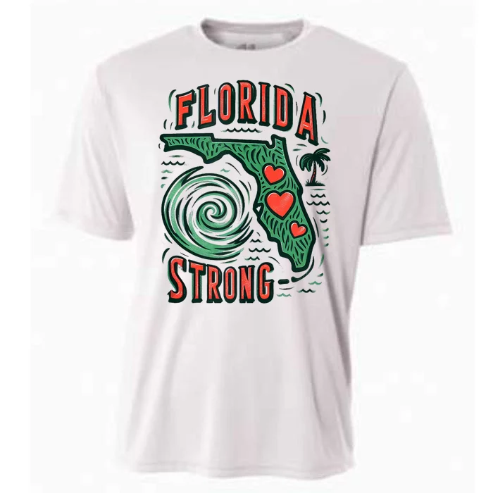 Support Florida Western Pray For Florida Strong Cooling Performance Crew T-Shirt