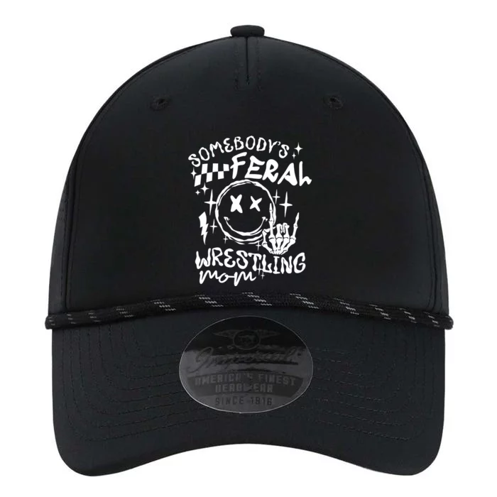 SomebodyS Feral Wrestling Mom Retro Mama Life MotherS Day Performance The Dyno Cap