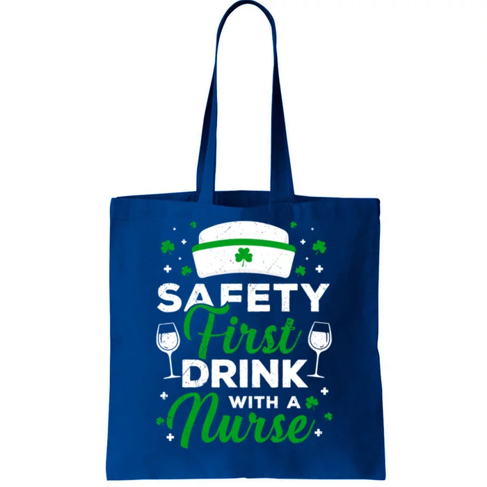 Safety First With A Nurse St Patrick Day Gift Tote Bag