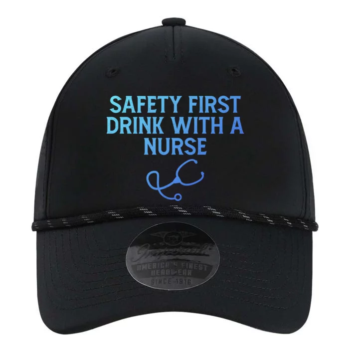 Safety First With A Nurse Funny Sarcastic Nursing Gift Performance The Dyno Cap