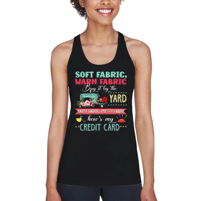 Soft Fabric Warm Fabric Buy It By The Yard Quilting Women's Racerback Tank