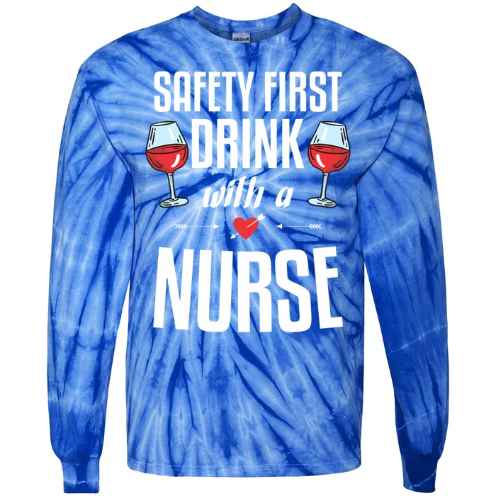 Safety First With A Nurse Gift Idea For A Nurse Cool Gift Tie-Dye Long Sleeve Shirt