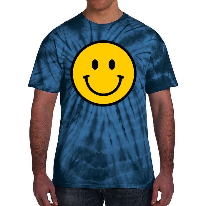 Smiling Face With Smiling Eyes Emoji Happy Face Tie-Dye T-Shirt