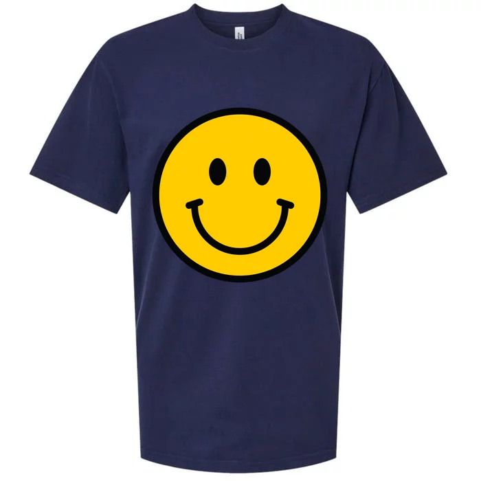 Smiling Face With Smiling Eyes Emoji Happy Face Sueded Cloud Jersey T-Shirt