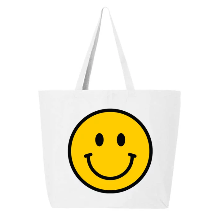 Smiling Face With Smiling Eyes Emoji Happy Face 25L Jumbo Tote