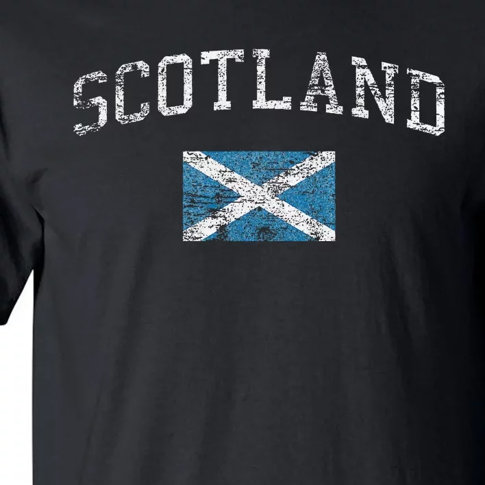 Scotland For Women Faded Scottish Flag Tall T-Shirt