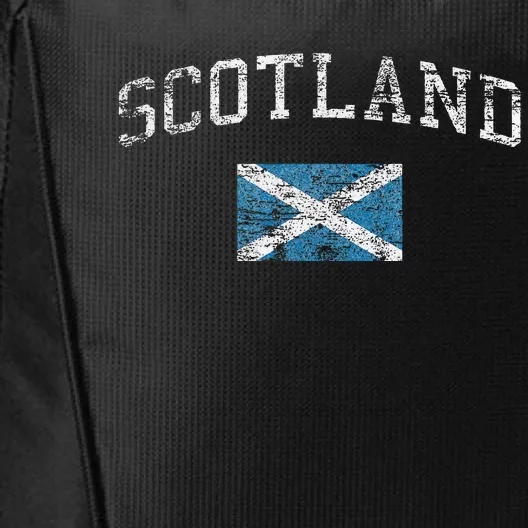 Scotland For Women Faded Scottish Flag City Backpack