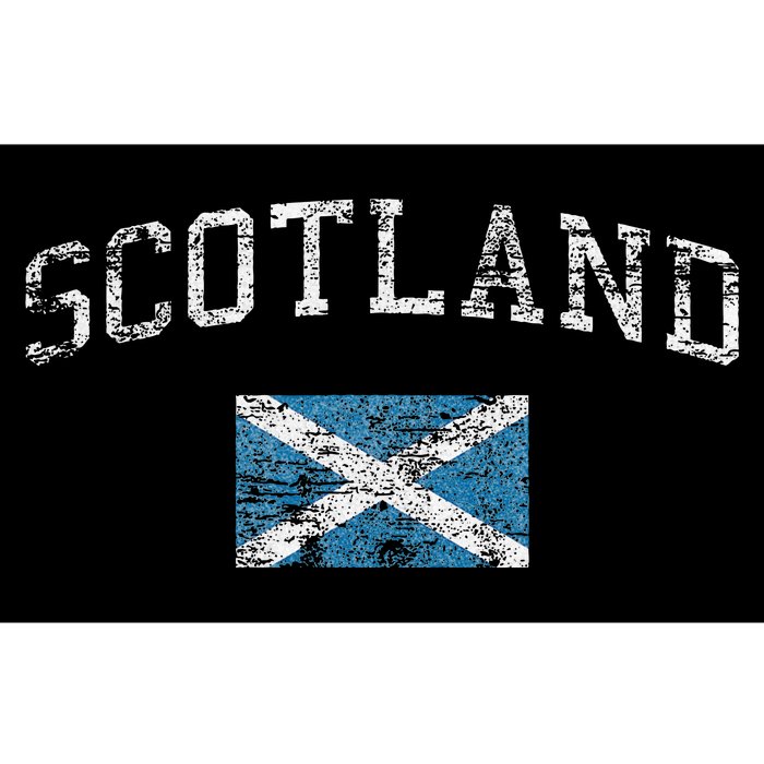 Scotland For Women Faded Scottish Flag Bumper Sticker