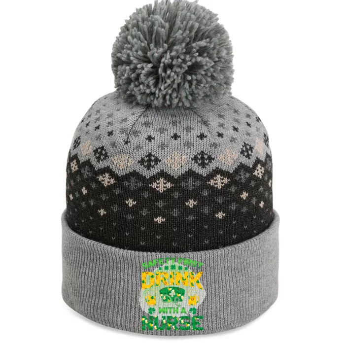 Safety First With A Nurse St Patricks Day Irish Gift The Baniff Cuffed Pom Beanie