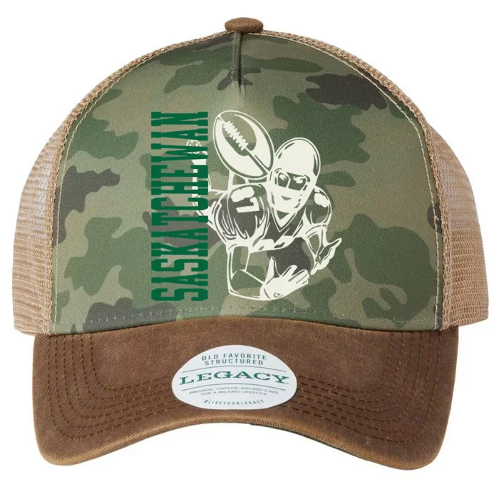 Saskatchewan Football With Player Legacy Tie Dye Trucker Hat