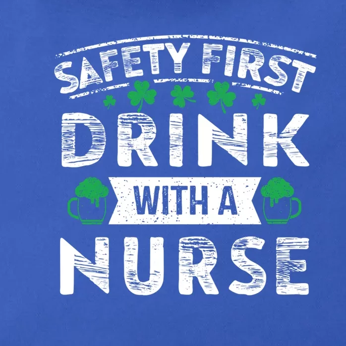 Safety First With A Nurse Gift St Patrick Day Zip Tote Bag