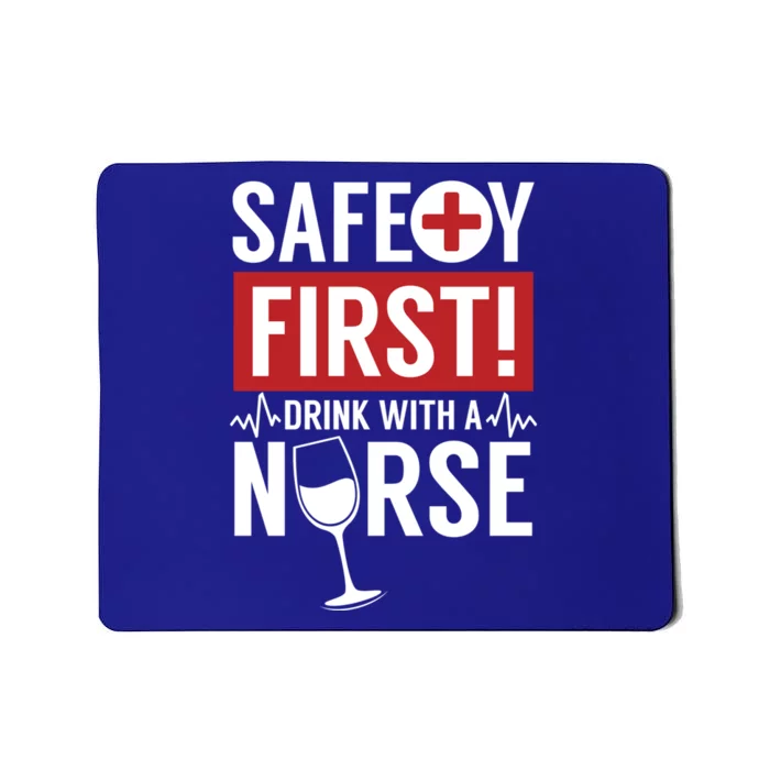 Safety First With A Nurse Medical Emergency Gift Mousepad