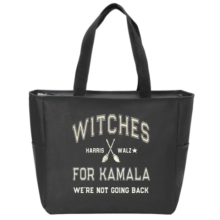 Scary Funny Witches For Kamala IM With Good Witch 1692 2024 Zip Tote Bag