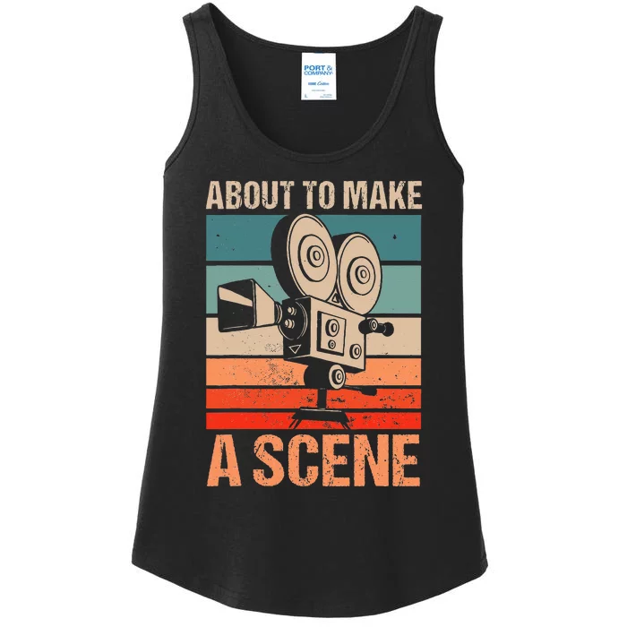 Short Film Writer Movie Maker Cinematographer Editor Ladies Essential Tank