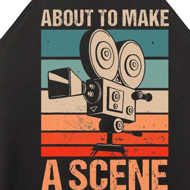 Short Film Writer Movie Maker Cinematographer Editor Women’s Perfect Tri Rocker Tank