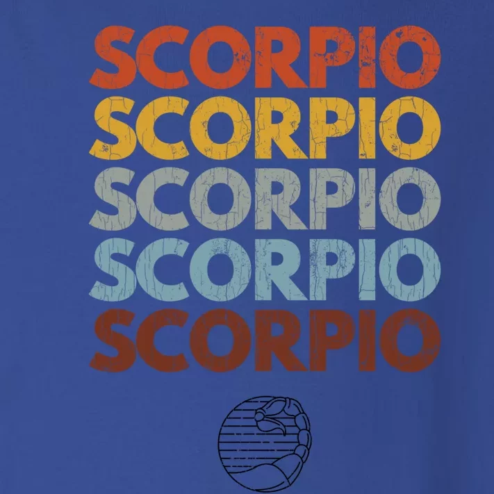 Scorpio Funny Zodiac Graphic Great Gift Toddler Long Sleeve Shirt