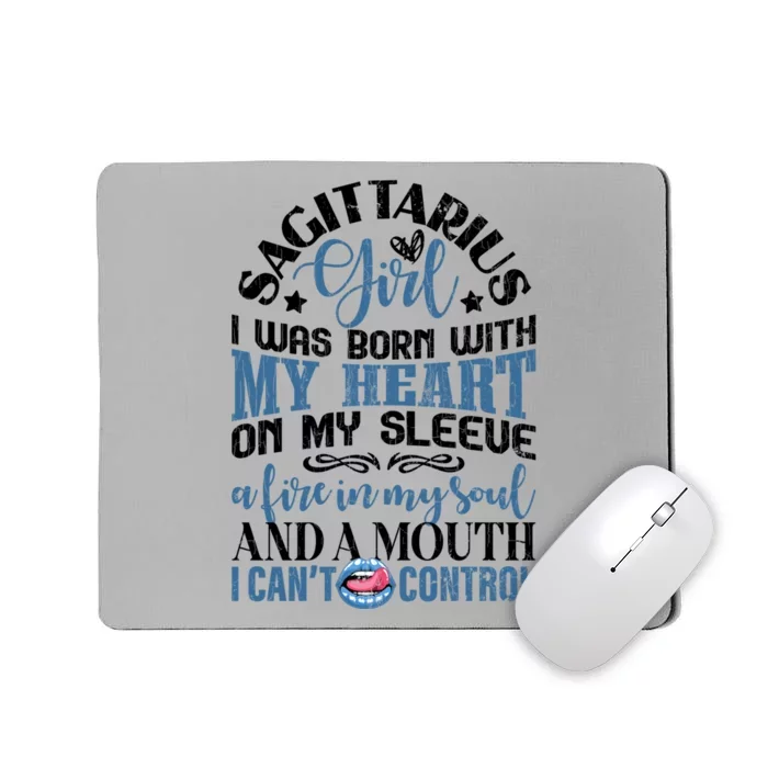 Sagittarius Funny Zodiac Sign Graphic Funny Gift Mousepad