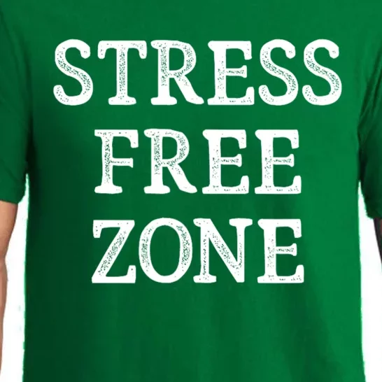 Stress Free Zone Pajama Set