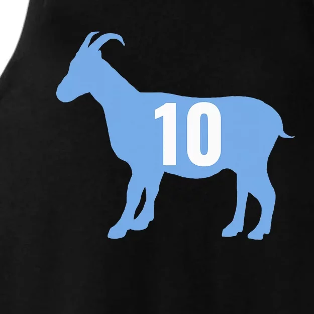 Soccer Goat 10 Argentina Ladies Tri-Blend Wicking Tank